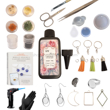 kit inicial para resina uv