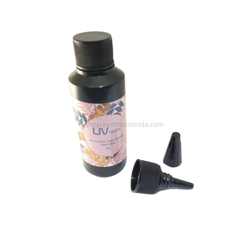 Resina UV 50 gr - Resina Transparente de Curado Rápido de baja densidad